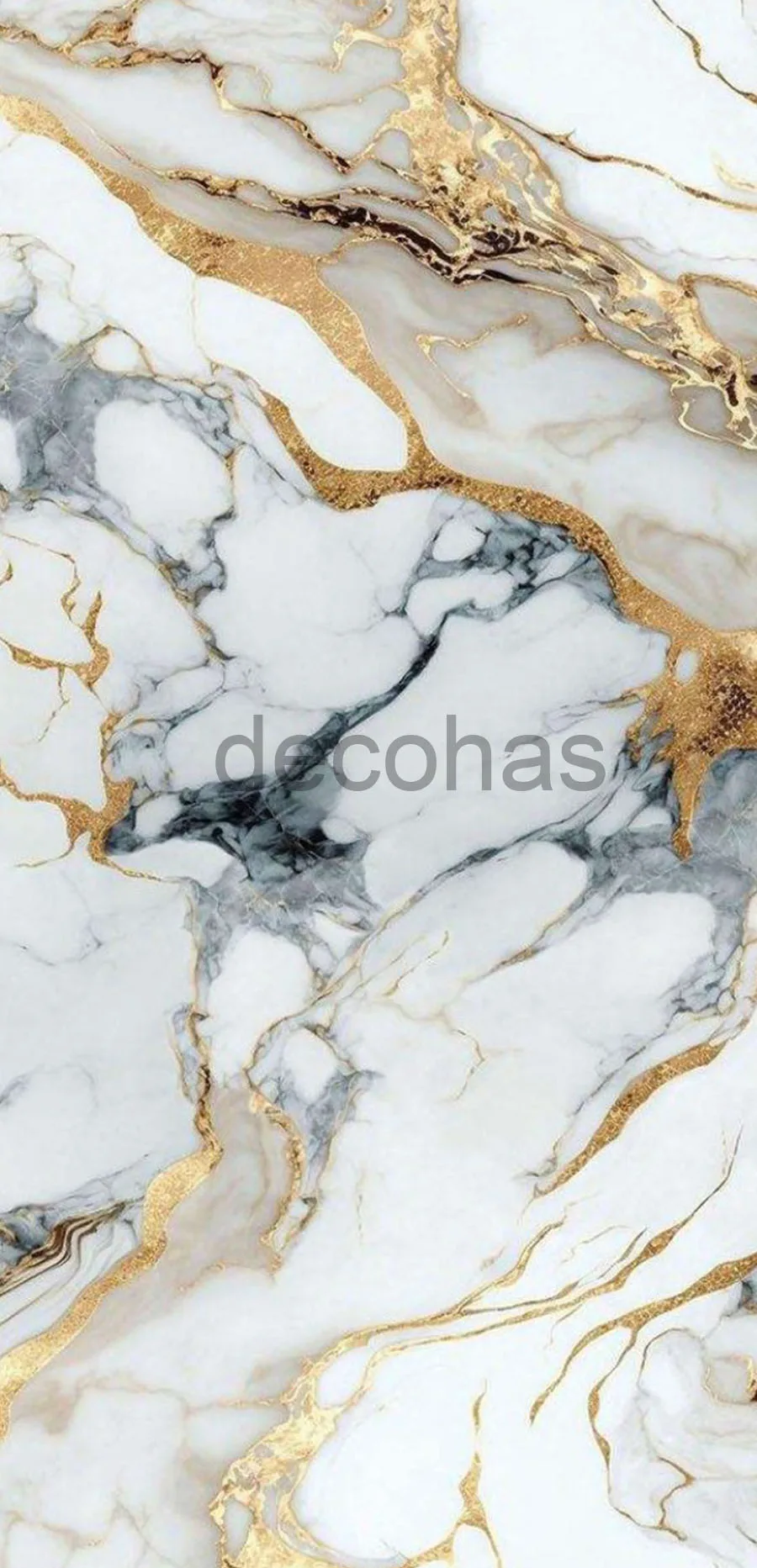 Gold Whıte Mermer Desenli Pvc Duvar Paneli 122x244 cm