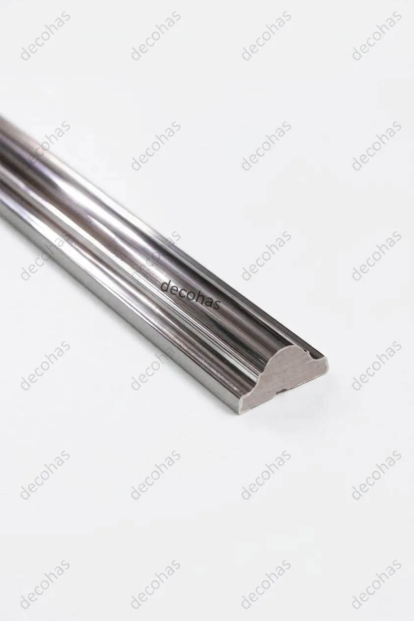 Kanuni Varaklı Silver Duvar Çıtası 4 cm