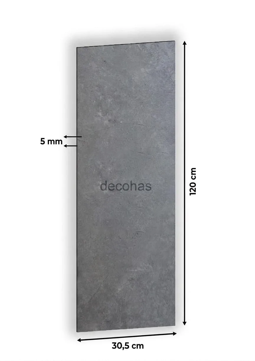 SPC Parke Beton Gray Mermer Desenli-Su Geçirmez Zemin Paneli 30,5x120 cm(1m²) - 2