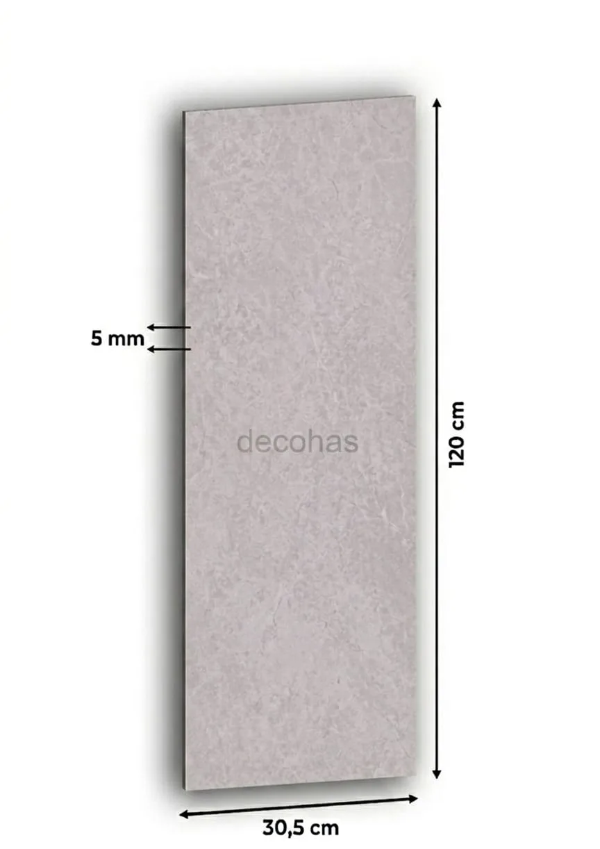 SPC Parke Beton Lıght Mermer Desenli-Su Geçirmez Zemin Paneli 30,5x120 cm(1m²) - 2