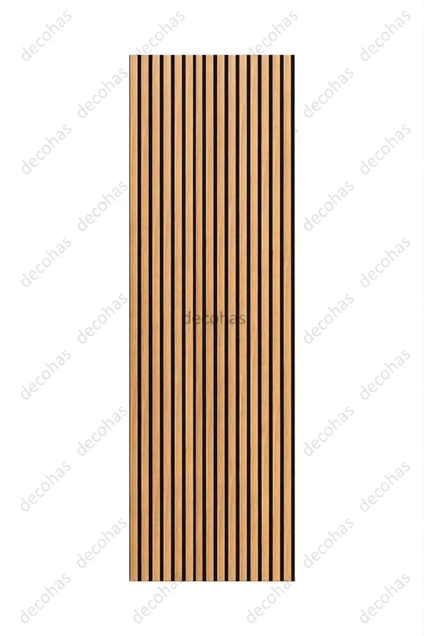 Teak Akustik Duvar Paneli 60 cm